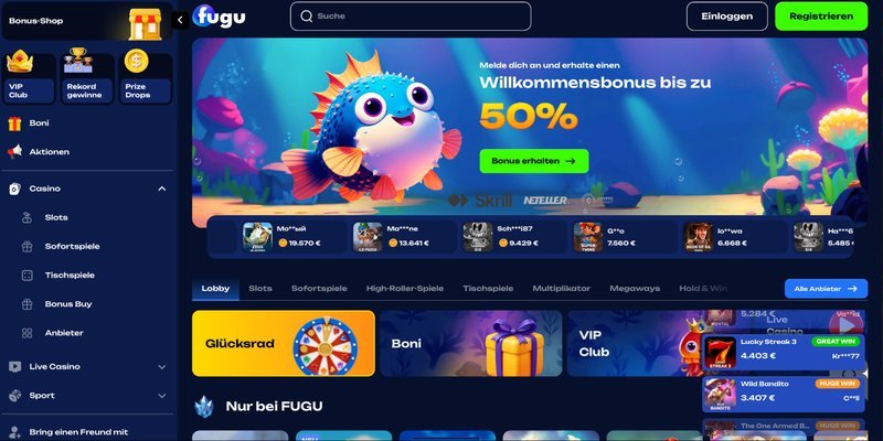 Guide to fugu casino login